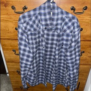 American Eagle Blue Flannel